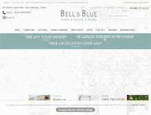 Tablet Screenshot of bellandblue.com